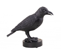 Interaktyvi dekoracija "Klykianti varna" (24 cm)