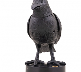 Interaktyvi dekoracija "Klykianti varna" (24 cm) 2 Interaktyvi dekoracija "Klykianti varna" (24 cm) 2