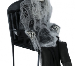 Interaktyvi dekoracija "Sėdintis skeletas" (105 cm) TIK SU VENIPAK! 2
