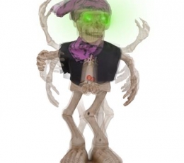 Interaktyvi dekoracija "Šokantis skeletas" (40 cm) 1