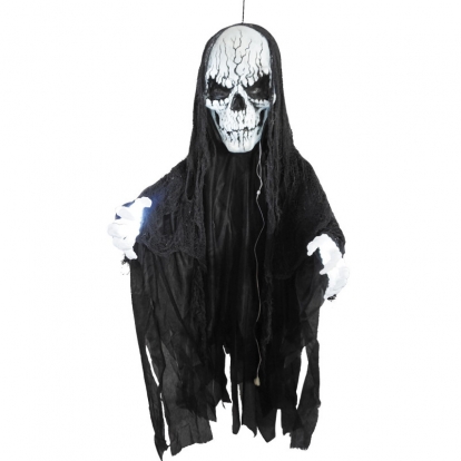 Interaktyvi dekoracija "Suskilęs skeletas", 120 cm