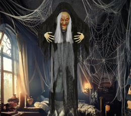 Interaktyvi kabanti dekoracija "Kuprota ragana", (120 cm) 4