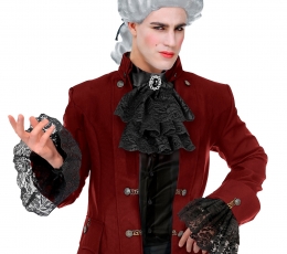 Kaklaskarė su rankogaliais, juoda 1