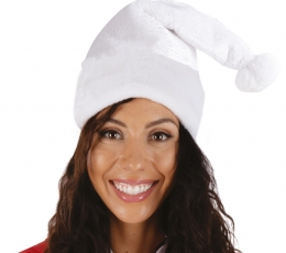 Kalėdų Senelio kepurė, balta 1