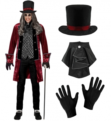 Karnavalinis kostiumas "Kilmingas vampyras" (XXL)