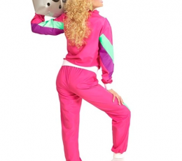 Karnavalinis kostiumas "The 80's pink " (L) 2