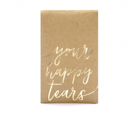 Kišeninės nosinaitės vestuvėms "Your happy tears" (10 vnt.) 1
