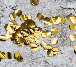Konfeti, auksiniai foliniai (15 g.)  1