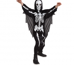Kostiumas "Skeletas su sparnais" (7-9 m.)