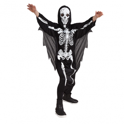 Kostiumas "Skeletas su sparnais" (7-9 m.)