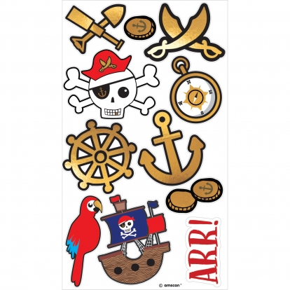 Laikinos tatuiruotės "Piratai"