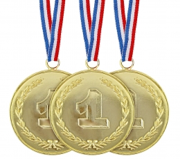 Laimėtojo medaliai "1-a vieta" (3 vnt.) 1