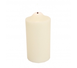 LED žvakė, balta (7,5x17,5 cm)