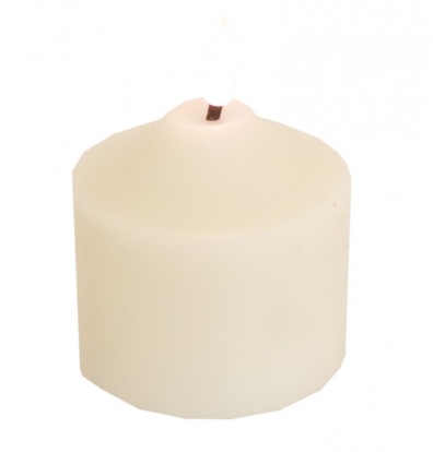 LED žvakė, balta (7,5x9,5 cm)