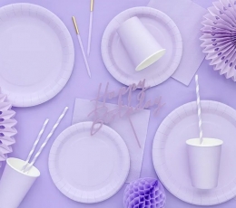 Lėkštutės, alyvinės (6 vnt./18 cm) 1