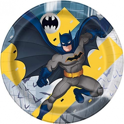 Lėkštutės "Batman" (8 vnt./22 cm)