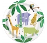 Lėkštutės "Gyvūnų safaris" (8 vnt./22 cm)