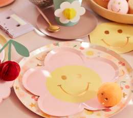 Lėkštutės "Happy Face" (8 vnt./21 cm) 0