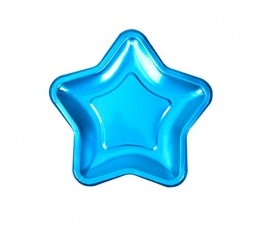Lėkštutės "Mėlyna žvaigždė", forminės (8 vnt./18 cm)