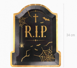Lėkštutės-padėklai "R.I.P" (2 vnt./34x27cm) 1 Lėkštutės-padėklai "R.I.P" (2 vnt./34x27cm) 1