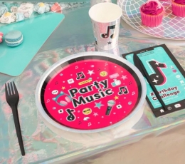 Lėkštutės "Party Music" (6 vnt./23 cm) 2