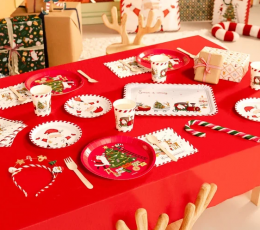 Lėkštutės "Santa Claus" (6 vnt./17 cm) 2 Lėkštutės "Santa Claus" (6 vnt./17 cm) 2
