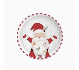 Lėkštutės "Santa Claus" (6 vnt./17 cm)
