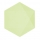 Lėkštutės, šešiakampės žalsvos (6 vnt./26x22 cm)