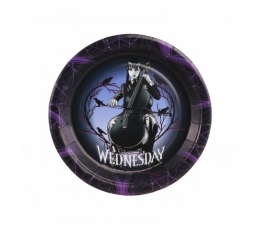 Lėkštutės "Wednesday" (8 vnt./18 cm)