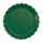 Lėkštutės, žalios su aukso krašteliu (8 vnt./23 cm)