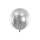 Chrominis balionas, apvalus sidabrinis (60 cm/Party Deco)
