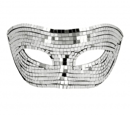 Akių kaukė "Sidabrinis disco"