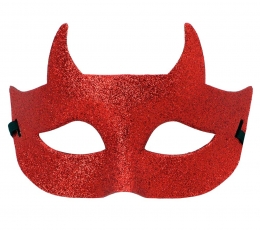 Akių kaukė "Velnias", blizgi