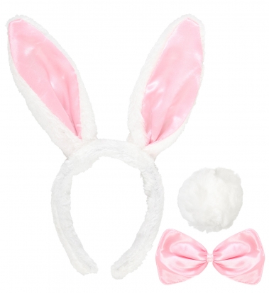 Aksesuarų rinkinys "Rožinis zuikutis"