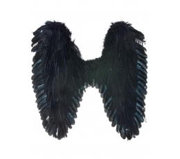 Angelo sparnai, juodi (65 cm)