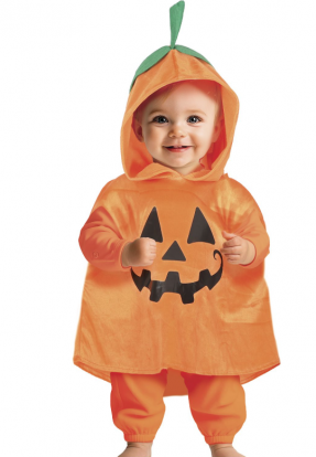 Apsiaustas su gobtuvu " Moliūgėlis" (18-24 mėn.)