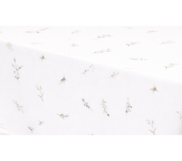 Apvali staltiesė "Lamina", medžiaginė balta (140 cm)