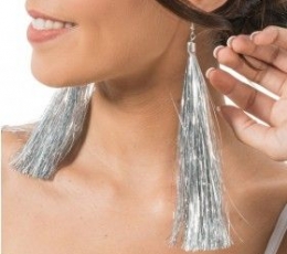 Auskarai "Sidabriniai kutosai"