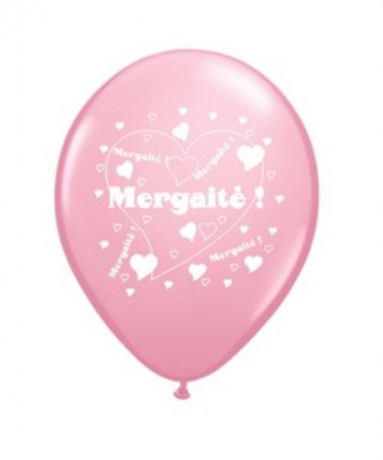 Balionai "Mergaitė", rožiniai (25 vnt./28cm.)