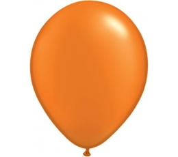 Balionai, oranžiniai perlamutriniai  (100 vnt./28 cm/Q11)