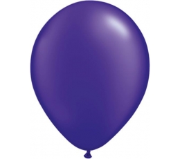 Balionai, tamsiai violetiniai perlamutriniai (100vnt.,13cm)