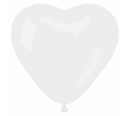 Balionas "Balta širdis" (43 cm)
