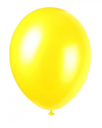 Balionas, geltonas perlamutrinis (30 cm)