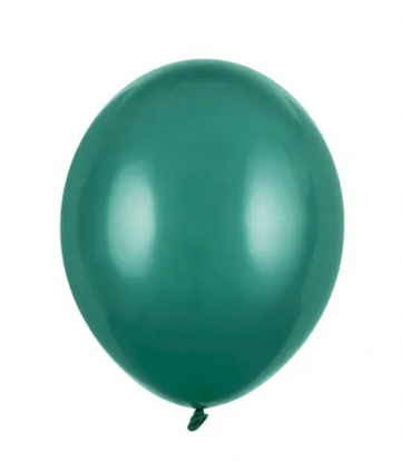 Balionas, tamsiai žalias (12 cm/Party Deco)