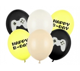 Balionų rinkinys "Kompiuteriniai žaidimai" (6 vnt.)