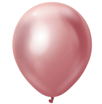 Chrominis balionas, mirror pink (45 cm/Kalisan)