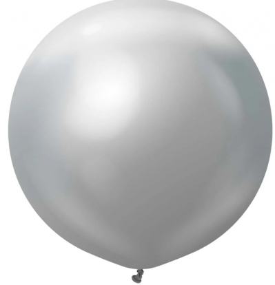 Chrominis balionas, mirror silver (1 m/Kalisan)