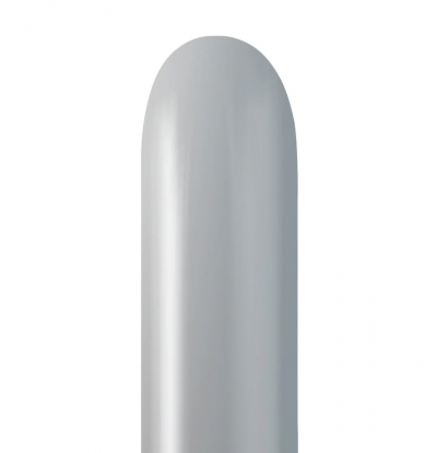 Chrominis modeliavimo balionas, mirror silver (260M/Kalisan)