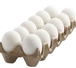 Creativ dekoratyviniai kiaušiniai, balti, 12 vnt.