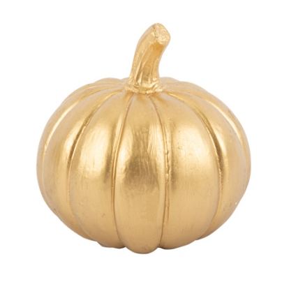 Dekoracija "Auksinis moliūgas" (10x11 cm)